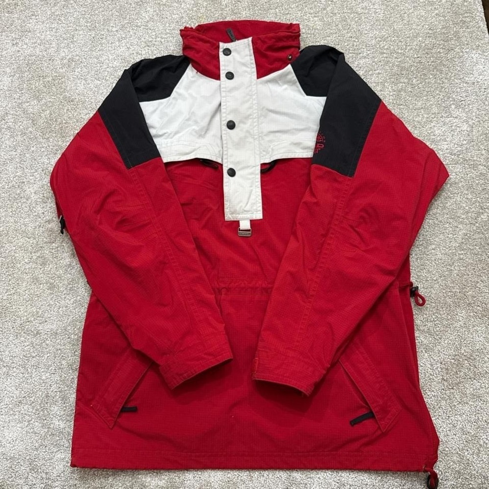 Exploration Head Gore-Tex Jacket Red White Black Outdoor Waterproof